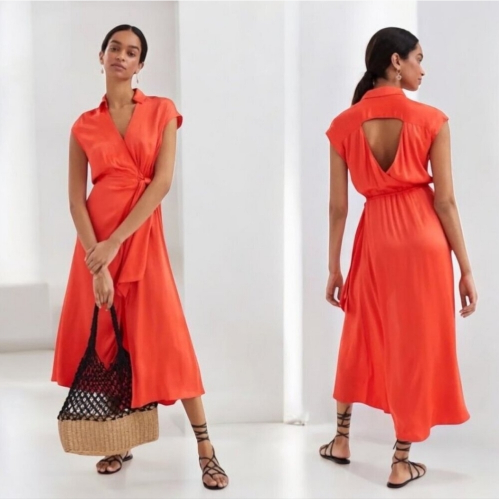 Maeve medium Yellow Midi Dress - Picture 4 of 16